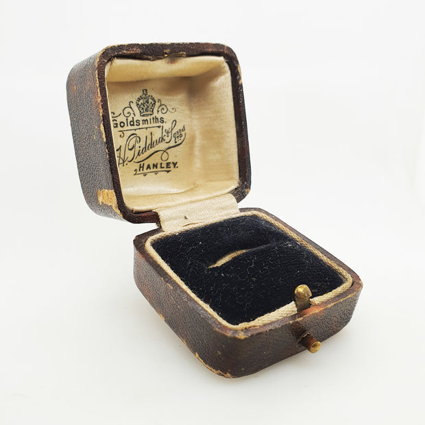 Antique Victorian Leather Ring Box - $150.00